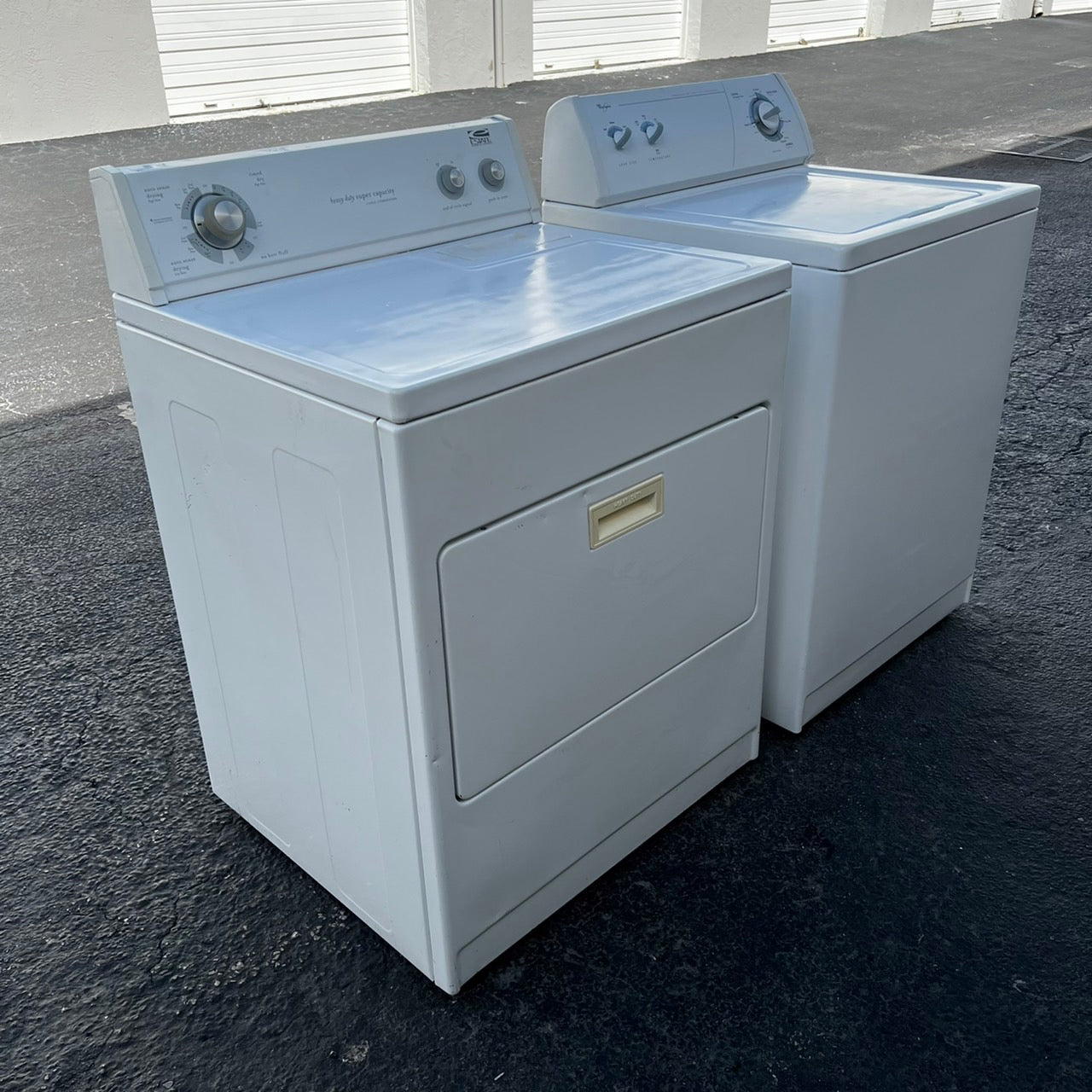 Whirlpool Washer and Estate Dryer Whirlpool Washer and Estate Dryer